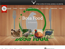 Tablet Screenshot of bosafood.com